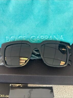 Dolce & Gabbana Black Square Women's Sunglasses